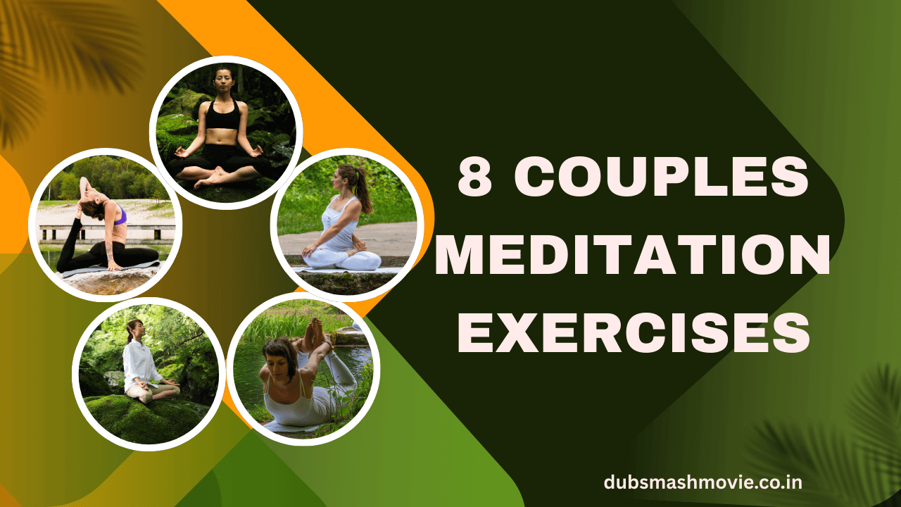 Couple sitting together in meditation posture